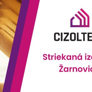 Striekaná izolácia Žarnovica - cena za m²