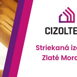 Striekaná izolácia Zlaté Moravce - cena za m²